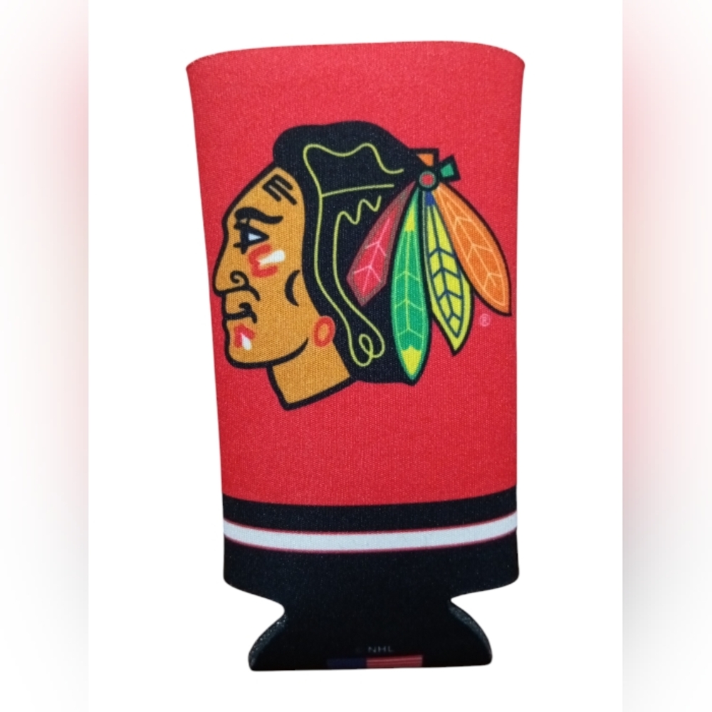 Chicago Blackhawks NHL 16 Oz Red Can Koozie
